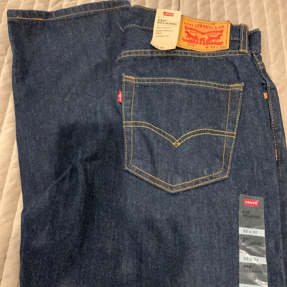 Mens Levi’s 550 Relaxed Fit Jeans